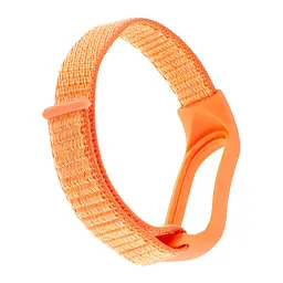 Ремінець Nylon Mi Band 3/4/5/6/7 Помаранчевий - мініатюра 2