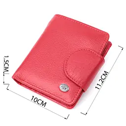 Жіночий шкіряний гаманець ST Leather 10х11,2х1,5 см acs0029440 - мініатюра 3