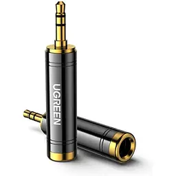 Аудіо перехідник Ugreen AV168 3.5 мм Male to 6.35 мм Female Adapter 1pcs (UGR-60711)