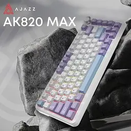 Клавіатура Ajazz AK820 MAX Magnetic Switch RGB USB White (AK820MAX-WM-PWB) - мініатюра 3