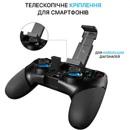 Геймпад iPega Bluetooth Black бездротовий (PG-9156) - мініатюра 9