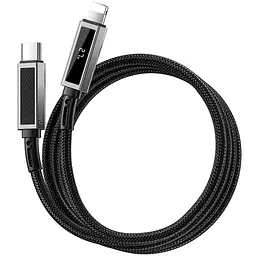 Дата кабель WIWU C080 Warriors Type-C to Lightning 27W 1 м Black - мініатюра 5