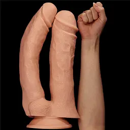 Подвійний фалоімітатор 12'' Realistic Mega Double Dildo LOVETOYS 66-LV111013 99180 - мініатюра 6