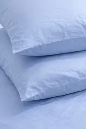 Комплект наволочок Ecotton 70х70 см із сатину 2 шт (арт. 14-4206 Pearl Blue) світло-блакитний (24745) - мініатюра 3