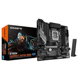Материнська плата Gigabyte B760M GAMING X WIFI6E GEN5 (B760M GAMING X WIFI6E GEN5) (Socket 1700, Intel B760, Micro-ATX) - мініатюра 4