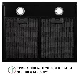Витяжка плоска Perfelli RINCI 6CWB NERO - мініатюра 7