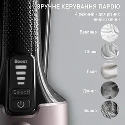 Компактний відпарювач Tefal Pure Force 3 в 1 чорно-рожевий (DT8765E0) - мініатюра 6