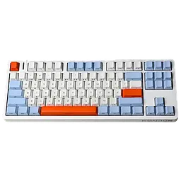 Ігрова дротова механічна клавіатура Kondor Orion Classic / Дротове підключення / Grey Silent Switch / White