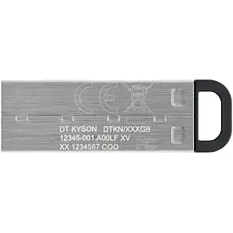 USB флеш-накопичувач Kingston DataTraveler Kyson 64GB USB-A 3.2 Gen 1 Silver/Black (DTKN/64GB) [54407] - мініатюра 5