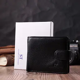Чоловічий шкіряний гаманець ST Leather 11х9,3х1,5 см acs0028291 - мініатюра 9