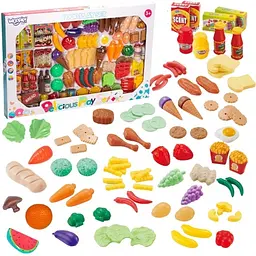 Детский набор продуктов Woopie Toys «Food play set» XG120-1, 120 элементов