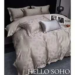 Комплект постільної білизни Soho Boutique євро Leaves Champagne (A130099) - мініатюра 2