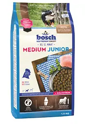 Сухий корм Bosch HPC Medium Junior для цуценят середніх порід 1 кг