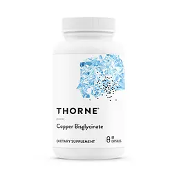 Вітаміни та мінерали Thorne Copper Bisglycinate, 60 капсул - мініатюра 1