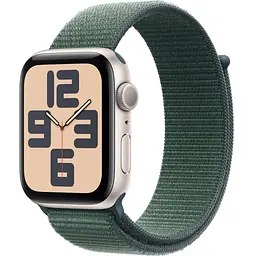 Apple Watch SE 2 2024 GPS 44mm Starlight Aluminium with Lake Green Sport Loop MXEW3 - мініатюра 2