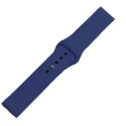 Ремінець Universal 22mm Silicone Button Design Samsung/Amazfit/Huawei Navy Blue (35683_3577584)