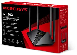 Маршрутизатор WiFi5 дводіапазонний гігабітний Wi-Fi роутер 2*2MU-MIMO 1 Гбіт/с Mercusys MR30G AC1200 - мініатюра 11