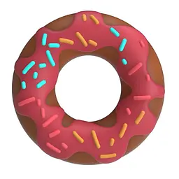 Ерекційне кільце Pretty Love Berry Super Donut різнобарвне - мініатюра 2