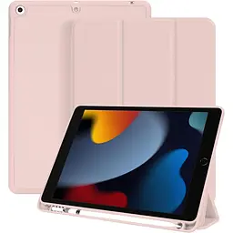 Чохол-книжка CDK для Apple iPad 10.2" 9gen 2021 екокожа/силікон Smart Case cлот стилус (011189) pink sand
