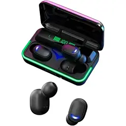 Навушники бездротові XPRO E-10 Bluetooth з Power bank чорні (Bluetooth E-10_400) - мініатюра 3
