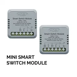 Розумне реле Zigbee Moes ZM-104-M Tuya Smart Switch 10 А - мініатюра 2