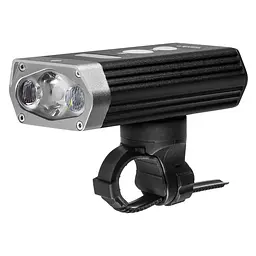 Ліхтар велосипедний передній Mactronic Trailblazer (2000 Lm) USB Rechargeable Чорний