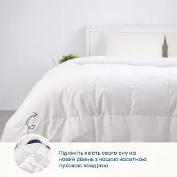 Ковдра COTE BLANC пухова касетна 200x220 см (1-04087_00000) - мініатюра 1