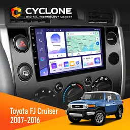 Штатна магнітола Toyota FJ Cruiser 2007-2016 Cyclone C9-011 4x64, DSP Cyclone (НФ-00007156)