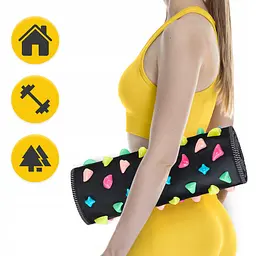 Килимок ортопедичний 4FIZJO 120 x 35 см з каменями для масажу ніг Black (P-5905973403160) - мініатюра 9
