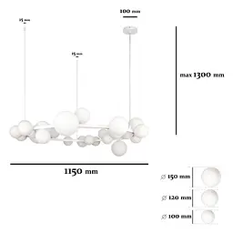 Люстра Levistella 918LP267-24 WH+WH - мініатюра 3