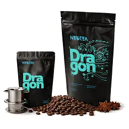 Кава в зернах NewTea Dragon, 1 кг - мініатюра 5