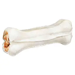 Ласощі для собак Trixie Кость для чистки зубів з качкою Denta Fun 10 см 70 г (2 шт.) - мініатюра 2