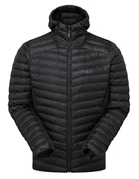 Чоловіча демісезонна куртка Rab Cirrus Flex Hoody M Чорний-Сірий