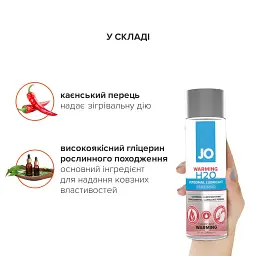 Лубрикант System JO H2O Warming із зігріваючим ефектом 30 мл (796494410646) - мініатюра 4