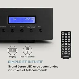 Підсилювач Auna AMP-CD608 DAB Hifi Stereo 10035298 - мініатюра 5