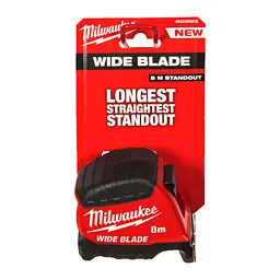 Рулетка WIDE BLADE MILWAUKEE (Gen2), 8м (35мм) - мініатюра 3