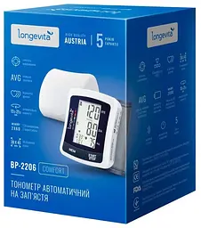 Тонометр Longevita BP-2206 на зап'ястя