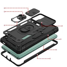 Панель BeCover Military для Samsung Galaxy S20 FE SM-G780 Black (705573) - мініатюра 3
