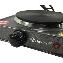 Плита електрична дискова Domotec MS-5811 настільна на 1 конфорку 1500 W - мініатюра 2