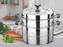 Пароварка-мантоварка Maestro MR-2900-32 з нержавіючої сталі 12 л - мініатюра 6
