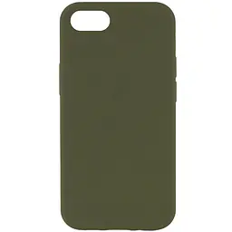 Чохол Silk Full Protective (AA) NO LOGO для Apple iPhone SE (2020) / 7 / 8 (4.7") Зелений / Dark Olive
