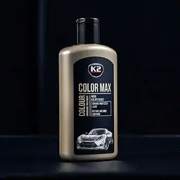 Поліроль для кузова крем K2 Color Max приховує подряпини та підсилює колір 250 мл Чорний - мініатюра 2