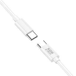 Кабель XON SmartCable Type-C - Type-C 60W 3м MaxCharge (SC102C6W3W 4906) Білий - мініатюра 3
