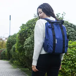 Рюкзак-антикрадій OOLOO Кенгуру mini 40x30x12 см, синій 2875 - мініатюра 6