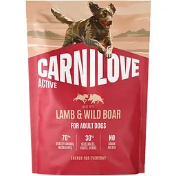 Сухий корм для собак Carnilove Active Lamb & Wild Boar ягня і дикий кабан 1.5 кг