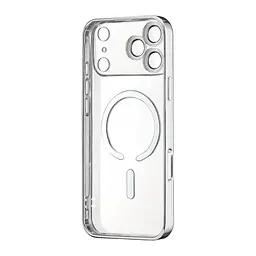 Чохол Ductil Metallic Edge with MagSafe (Protected Camera & Lens) iPhone 17 Pro Max Silver - мініатюра 3