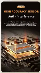 Безконтактний інфрачервоний термометр для тіла та поверхонь з LED-дисплеєм - мініатюра 14
