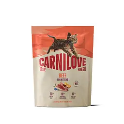 Сухий корм для кошенят Carnilove True Fresh Beef Kitten суперпреміум яловичина 400 г