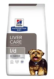 Сухий корм Hill's Prescription Diet l/d Liver Care для собак з захворюванням печінки, ліпідозом, гепатоенцефалопатіею 10 кг