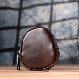Невеликий гаманець для монет із натуральної шкіри Vintage s_15101 коричневий - мініатюра 7